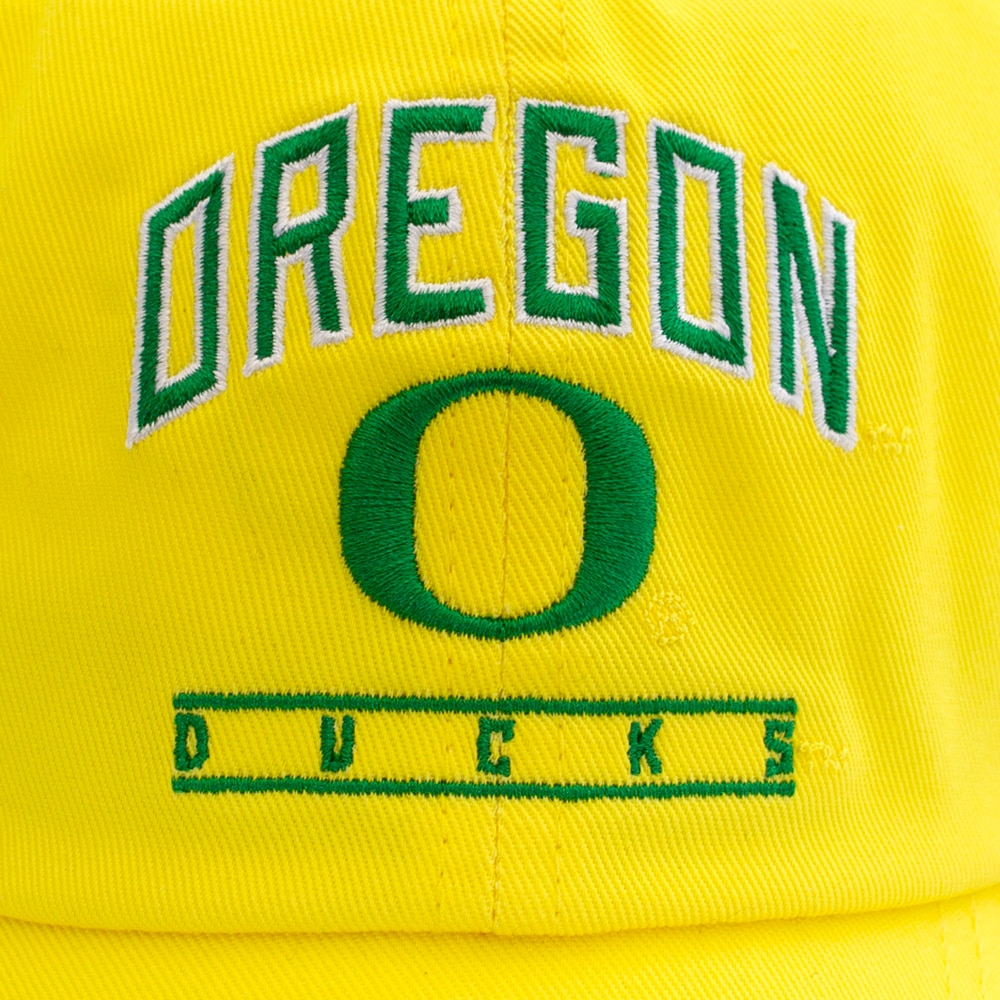 Classic Oregon O, Nike, Yellow, Trucker, Cotton Blend, Accessories, Unisex, Unstructured, Arched Oregon, Adjustable, Hat, 812077